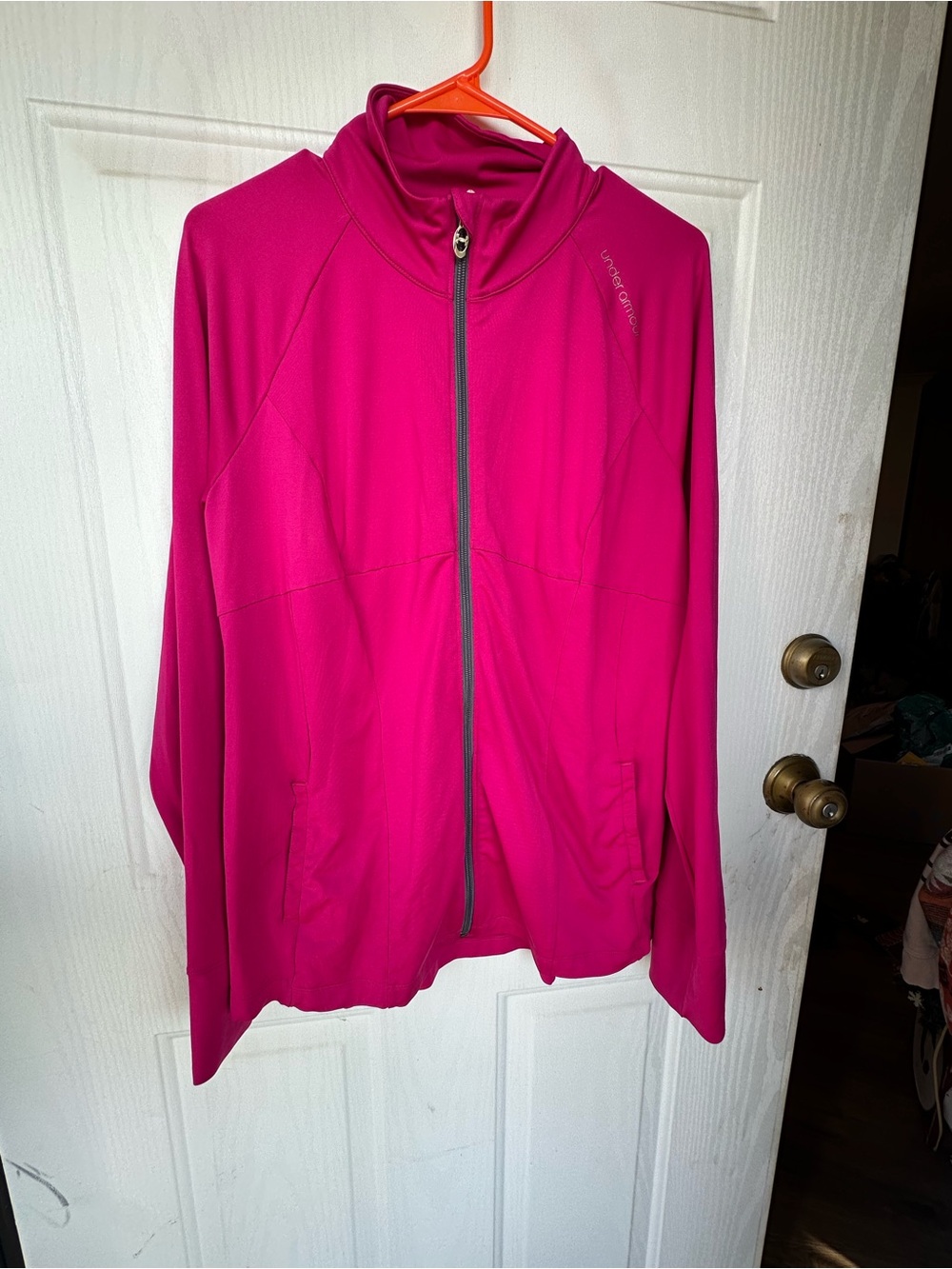 Under Armour Women's Hot Pink Full-Zip Jacket